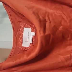 Anthropologie petite bia dress in a size LP color orange